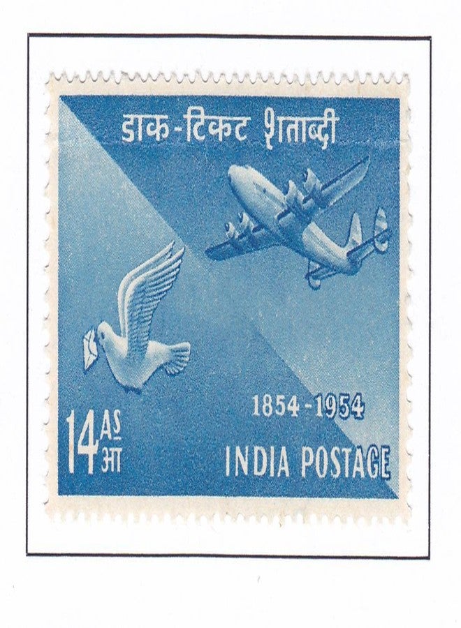 Phila315 1954 Airmail & Pigeon Post 14 Anna MNH